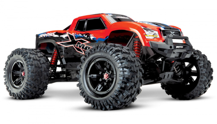 X-Maxx 8S 4WD Brushless TQi TSM Röd-X* i gruppen Katalog / Fabrikat / T / Traxxas / Modeller hos Minicars Hobby Distribution AB (TRX77086-4-REDX)