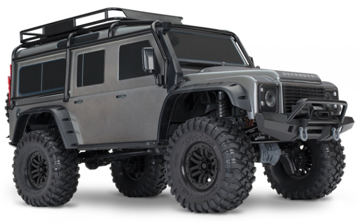 TRX-4 Scale & Trail Crawler Land Rover Defender Silver RTR* i gruppen Katalog / Fabrikat / T / Traxxas / Modeller hos Minicars Hobby Distribution AB (TRX82056-4)