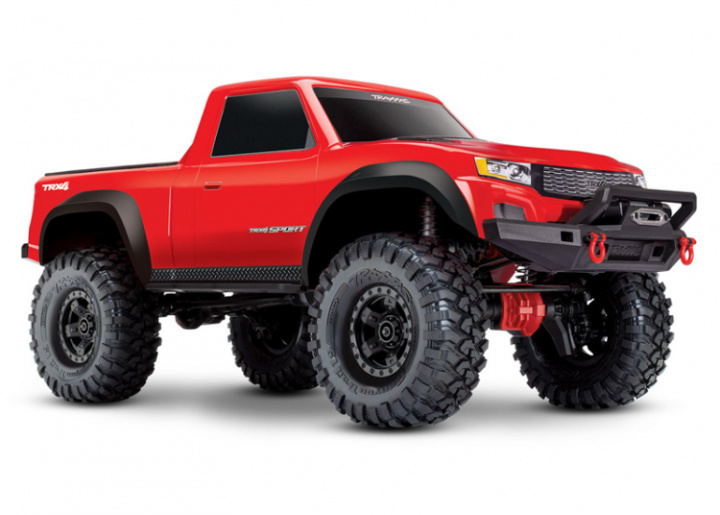 TRX-4 Sport Scale Crawler Truck 1/10 RTR Clipless Röd* i gruppen Katalog / Fabrikat / T / Traxxas / Modeller hos Minicars Hobby Distribution AB (TRX82224-4-RED)