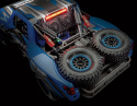UDR 4WD TQi TSM LED-set RTR Blå*