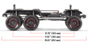 TRX-6 Mercedes-Benz G63 AMG 6X6 TQi 2.4G RTR Svart*