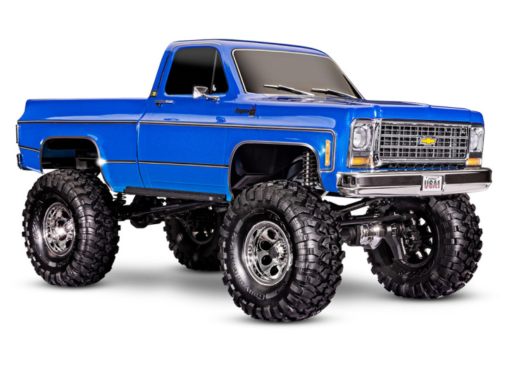 TRX-4 Crawler Chevrolet K10 High Trail Blue RTR* in der Gruppe Katalog / Hersteller / T / Traxxas / Models bei Minicars Hobby Distribution AB (TRX92056-4-BLUE)