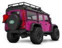 TRX-4M 1/18 Land Rover Defender Crawler Pink RTR - 2S LiPo/USB Charger