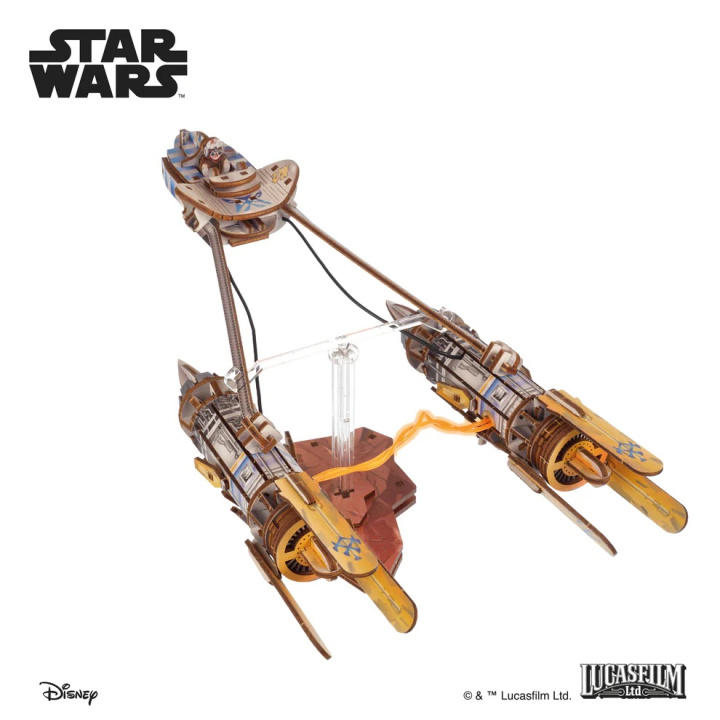Ugears Anakin Skywalker´s Podracer Star Wars in the group Catalog / Build Hobby / Wood & Metal Models / Wooden Model Mechanical at Minicars Hobby Distribution AB (UG70273)
