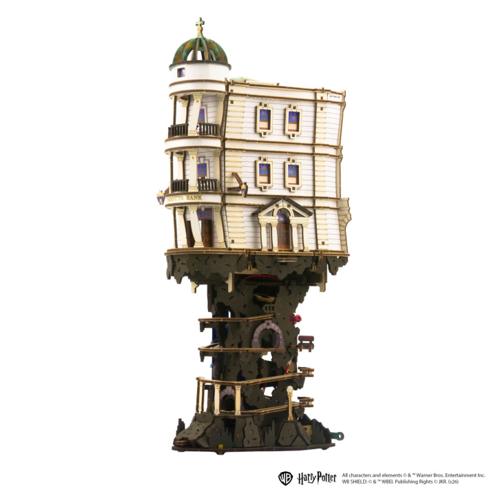 Ugears Gringotts Bank Marble Run Harry Potter i gruppen Katalog / Bygghobby / Byggsatser Trä & Metall / Träbyggsatser Mekaniska hos Minicars Hobby Distribution AB (UG70276)