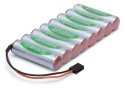 Transmitter battery NiMH 9.6V 2100mAh