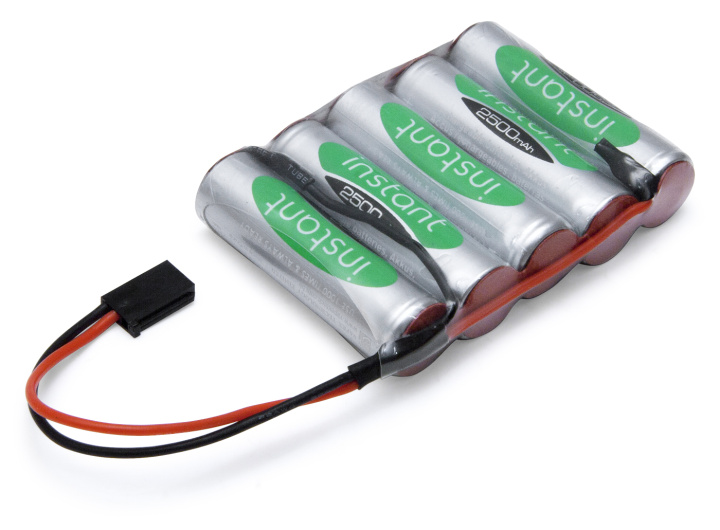 Receiver Battery NiMH 6,0V 2500mAh Flat in the group Catalog / Brands / V/W / Vapex / Tx/Rx Batteries at Minicars Hobby Distribution AB (VP2500AAS5F2)