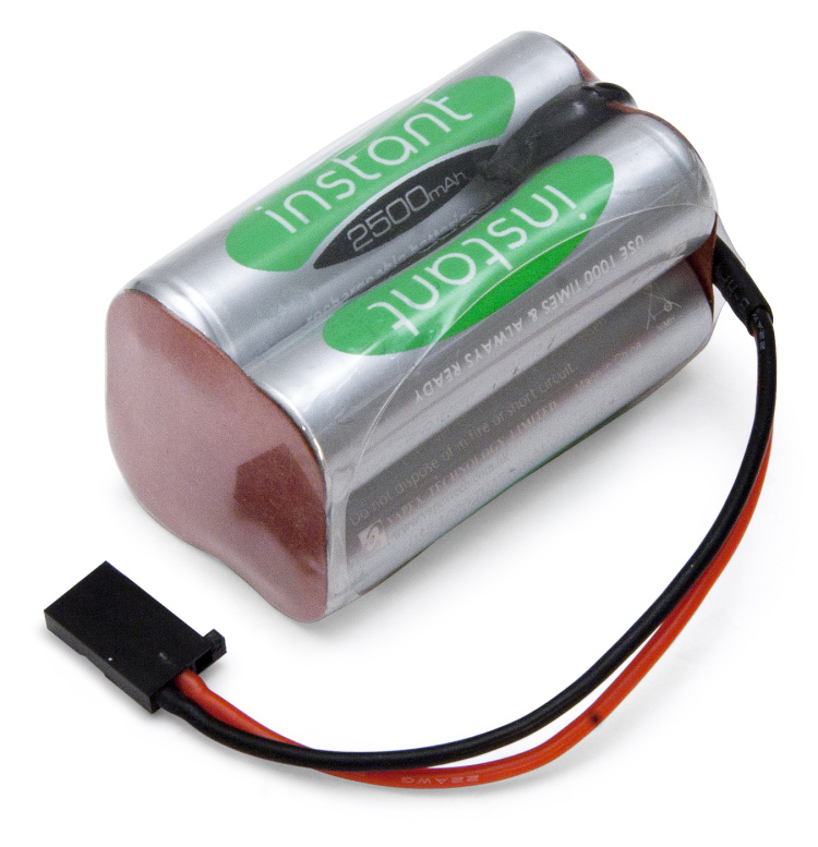 Receiver Battery NiMH 4,8V 2500mAh Cube