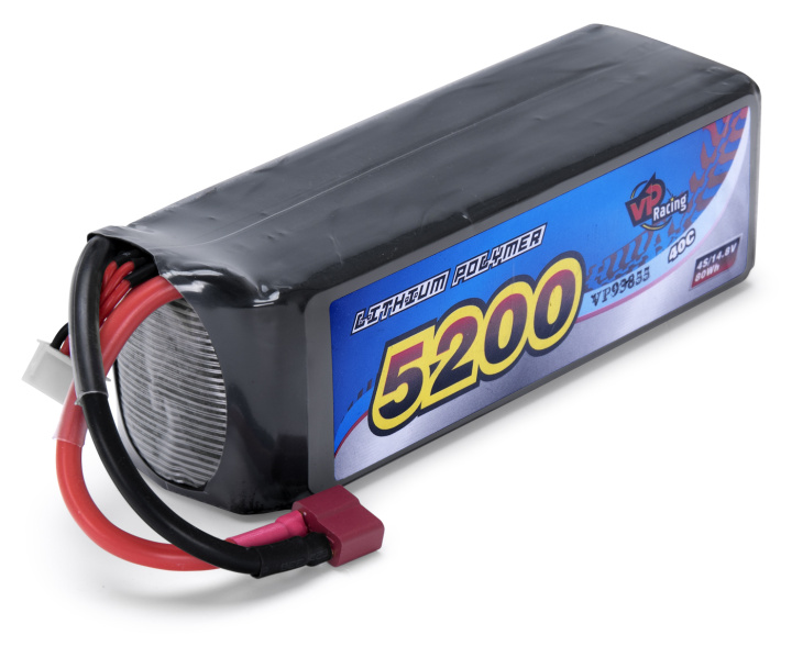 Li-Po Battery 4S 14,8V 5200mAh 40C T-connector* in the group Catalog / Brands / V/W / Vapex / Li-Po Batteries at Minicars Hobby Distribution AB (VP93855)