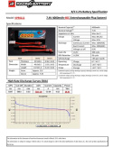 Li-Po Batteri 2S 7,4V 4000mAh 40C Multi-kontakt