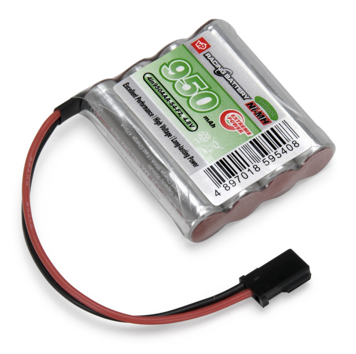 Receiver Battery NiMH 4,8V 950mAh in the group Catalog / Brands / V/W / Vapex / Tx/Rx Batteries at Minicars Hobby Distribution AB (VP950AAAS4F2)