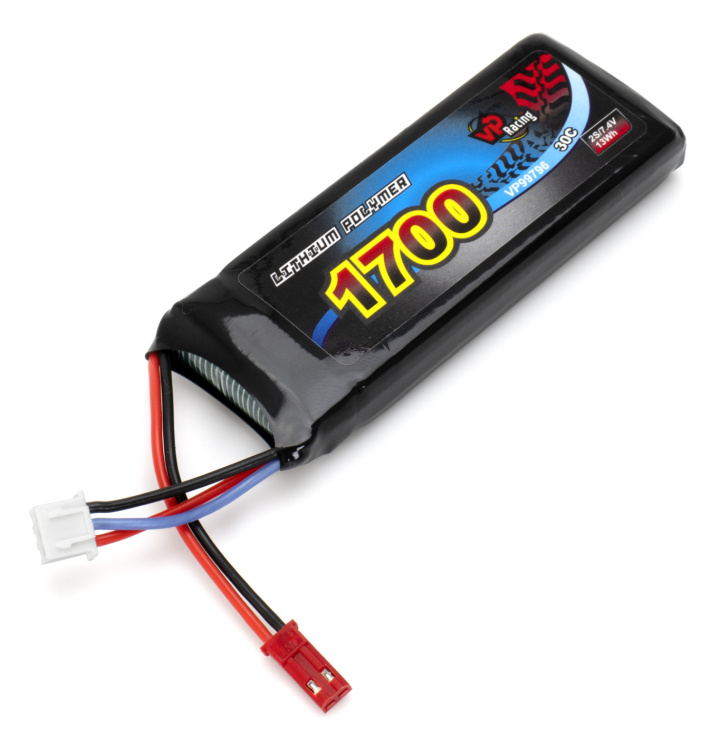 Sändarbatteri Li-Po 7,4V 1700mAh i gruppen Katalog / Fabrikat / V/W / Vapex / Li-Po Batterier hos Minicars Hobby Distribution AB (VP99796)