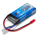 Li-Po Batteri 2S 7,4V 1300mAh 30C JST-RCY (BEC)
