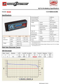 Li-Po Batteri 2S 7,4V 5000mAh 30C Hard T-kontakt