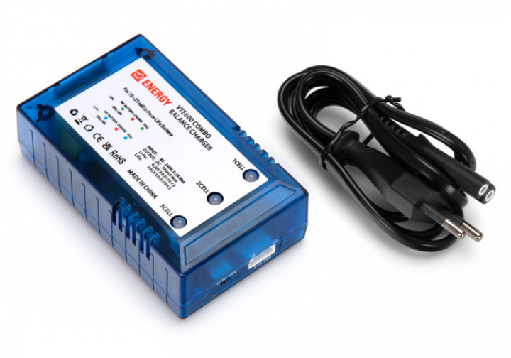 Laddare Li-Po/Li-Fe 1-3S 600mA i gruppen Katalog / Fabrikat / V/W / Vapex / Laddare hos Minicars Hobby Distribution AB (VPVTE600)