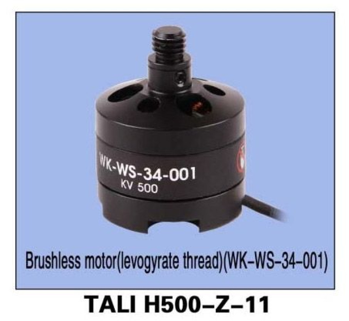 Brushless Motor WS-34-001 Black TALI H500-Z-11 CCW in the group Catalog / Brands / V/W / Walkera / Parts Tali H500 at Minicars Hobby Distribution AB (W226460400)