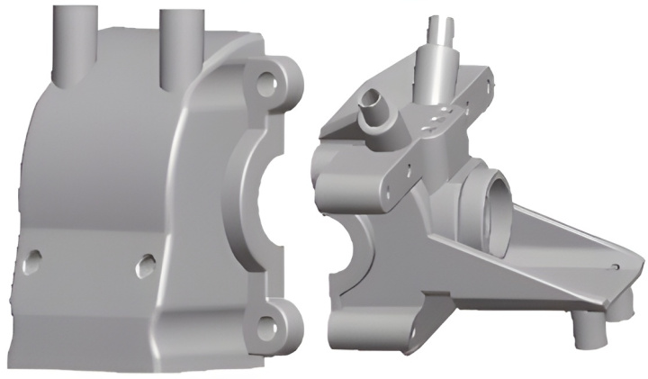 Gearbox Case Front/Rear in der Gruppe Katalog / RC-Zubehör / Spare Parts / Cars bei Minicars Hobby Distribution AB (WL0007)