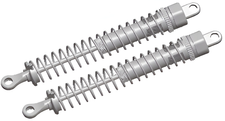 Shock Absorber Rear (2) in der Gruppe Katalog / RC-Zubehör / Spare Parts / Cars bei Minicars Hobby Distribution AB (WL0017)