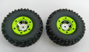 Tire & Wheel Left Green (2)