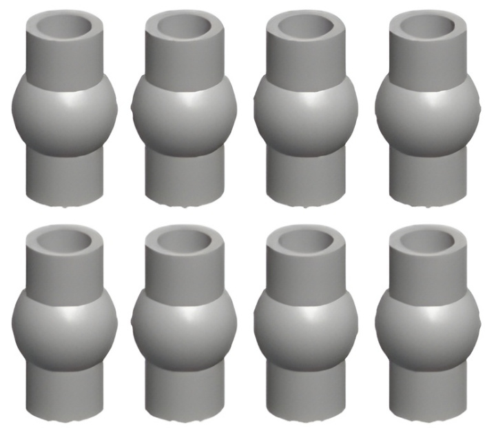 Ball Joint A (8) in der Gruppe Katalog / RC-Zubehör / Spare Parts / Cars bei Minicars Hobby Distribution AB (WL0077)
