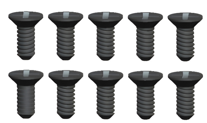 Phillips Försänkt Skruv 2.5x6mm (10) i gruppen Katalog / Tillbehör & Delar / Skruvar & Muttrar / Skruvar hos Minicars Hobby Distribution AB (WL0246)