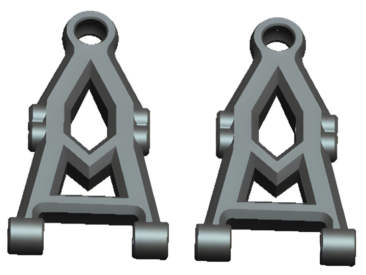 Suspension Arm Front Lower (2) in the group Catalog / Accessories & Parts / Spare Parts / Cars at Minicars Hobby Distribution AB (WL0608)