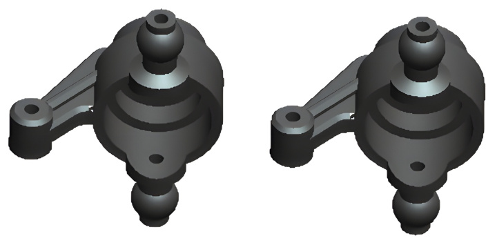 Wheel Hub Front L&R in der Gruppe Katalog / RC-Zubehör / Spare Parts / Cars bei Minicars Hobby Distribution AB (WL0610)