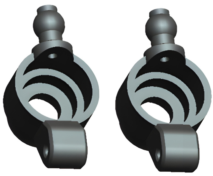 Wheel Hub Rear L&R in der Gruppe Katalog / RC-Zubehör / Spare Parts / Cars bei Minicars Hobby Distribution AB (WL0611)