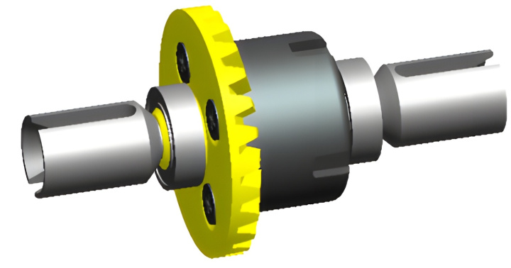 Differential Set in the group Catalog / Accessories & Parts / Spare Parts / Cars at Minicars Hobby Distribution AB (WL0615)