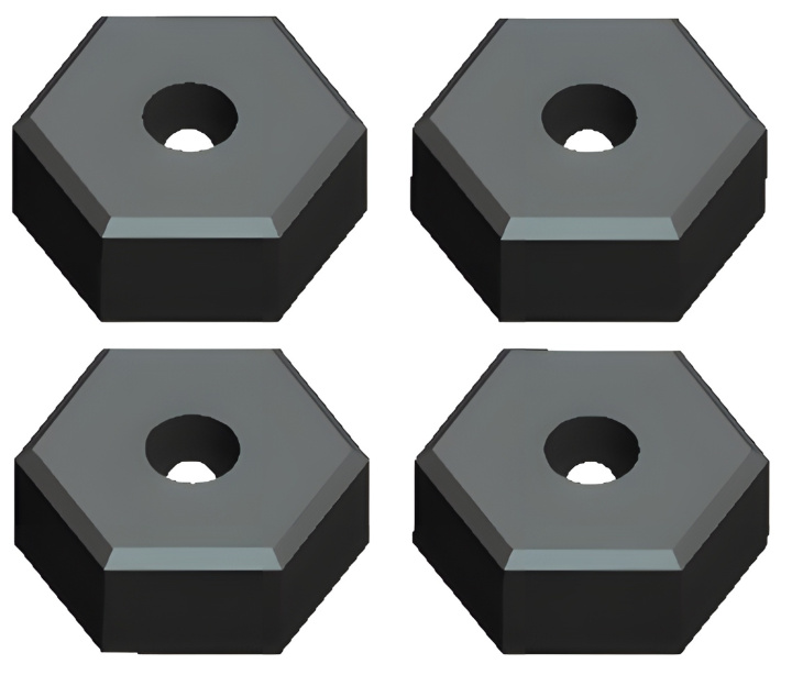 Wheel Hex (4) in der Gruppe Katalog / RC-Zubehör / Spare Parts / Cars bei Minicars Hobby Distribution AB (WL0622)