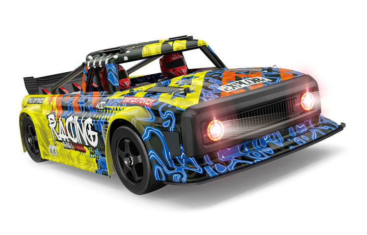 WL 124020 4WD Borstlös On-road 1/12 RTR Gul i gruppen Katalog / Modeller R/C / Bilar hos Minicars Hobby Distribution AB (WL124020-YLW)