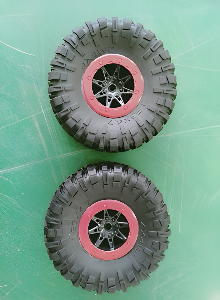 Tire & Wheel Set (2) in der Gruppe Katalog / RC-Zubehör / Spare Parts / Cars bei Minicars Hobby Distribution AB (WL1363)