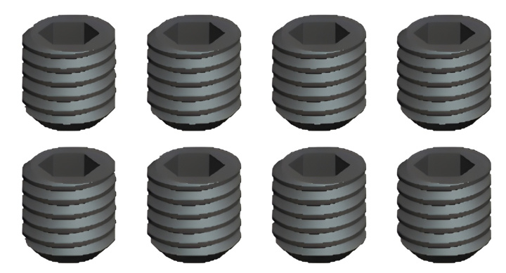 Hex Stoppskruv M3x3mm (8) i gruppen Katalog / Tillbehör & Delar / Skruvar & Muttrar / Skruvar hos Minicars Hobby Distribution AB (WL1654)