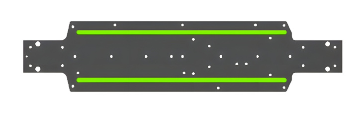 Chassis in der Gruppe Katalog / RC-Zubehör / Spare Parts / Cars bei Minicars Hobby Distribution AB (WL1884)