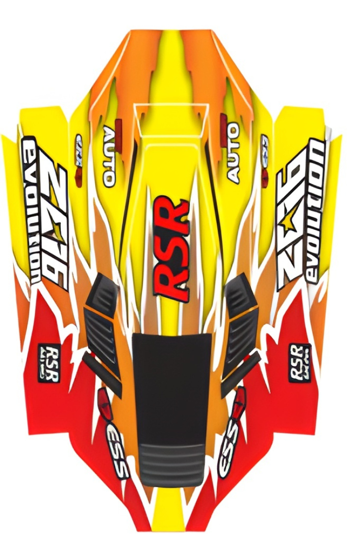 Bodyshell & Wing in der Gruppe Katalog / RC-Zubehör / Spare Parts / Cars bei Minicars Hobby Distribution AB (WL2002)