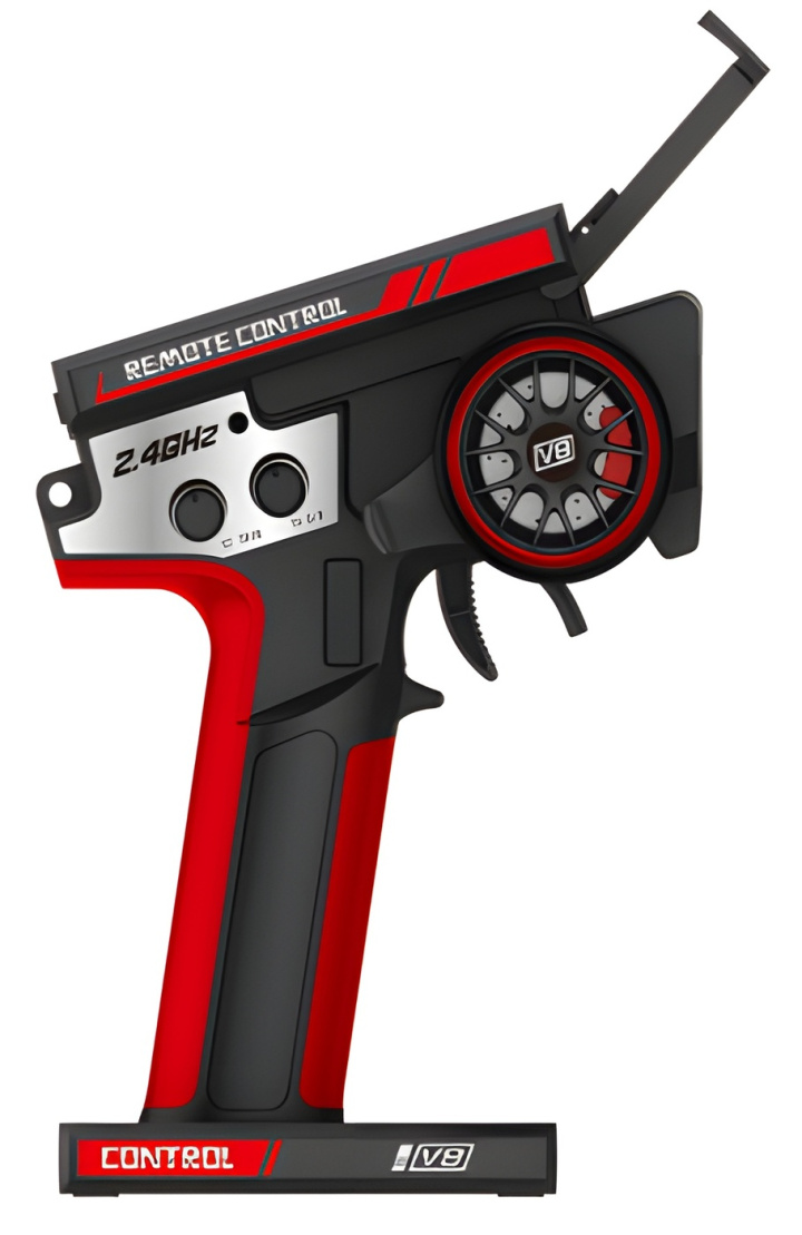 Transmitter V8 in der Gruppe Katalog / RC-Zubehör / Radios / Transmitter bei Minicars Hobby Distribution AB (WL2493)