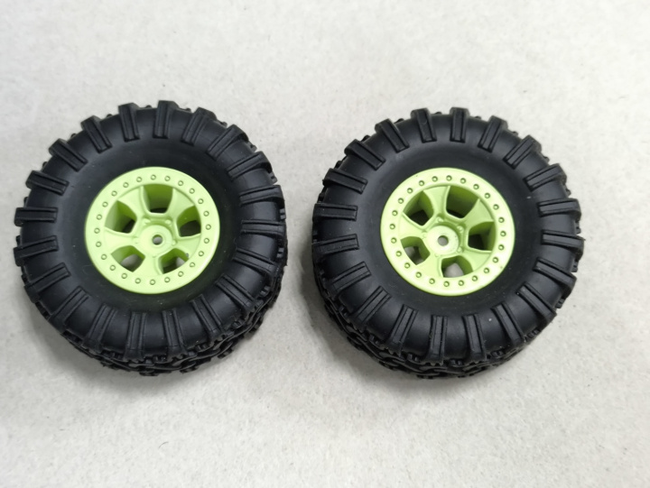 Tire & Wheel (2) in der Gruppe Katalog / RC-Zubehör / Spare Parts / Cars bei Minicars Hobby Distribution AB (WL2582)