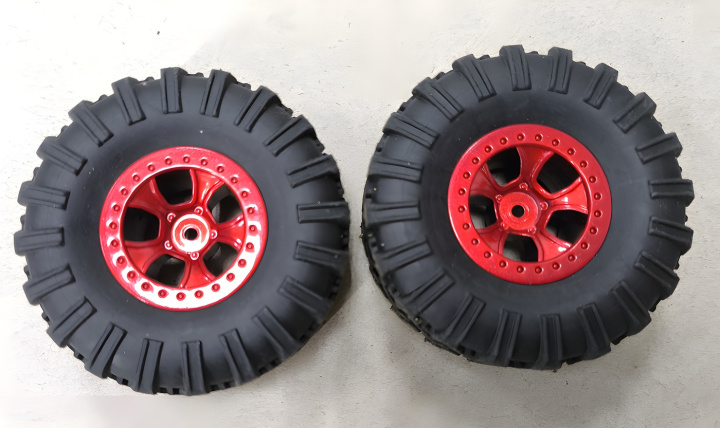 Tire & Wheel (2) in der Gruppe Katalog / RC-Zubehör / Spare Parts / Cars bei Minicars Hobby Distribution AB (WL2619)