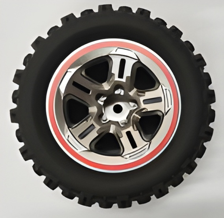 Tire & Wheel (2) in der Gruppe Katalog / RC-Zubehör / Spare Parts / Cars bei Minicars Hobby Distribution AB (WL2929)