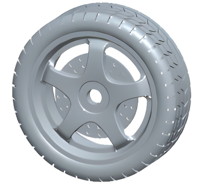 Tire & Wheel TPR in der Gruppe Katalog / RC-Zubehör / Spare Parts / Cars bei Minicars Hobby Distribution AB (WL3118)