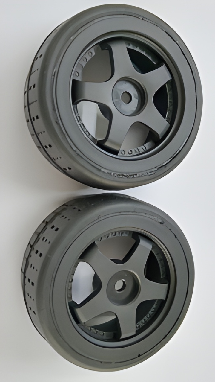 Tire & Wheel Drift (2) in der Gruppe Katalog / RC-Zubehör / Spare Parts / Cars bei Minicars Hobby Distribution AB (WL3136)