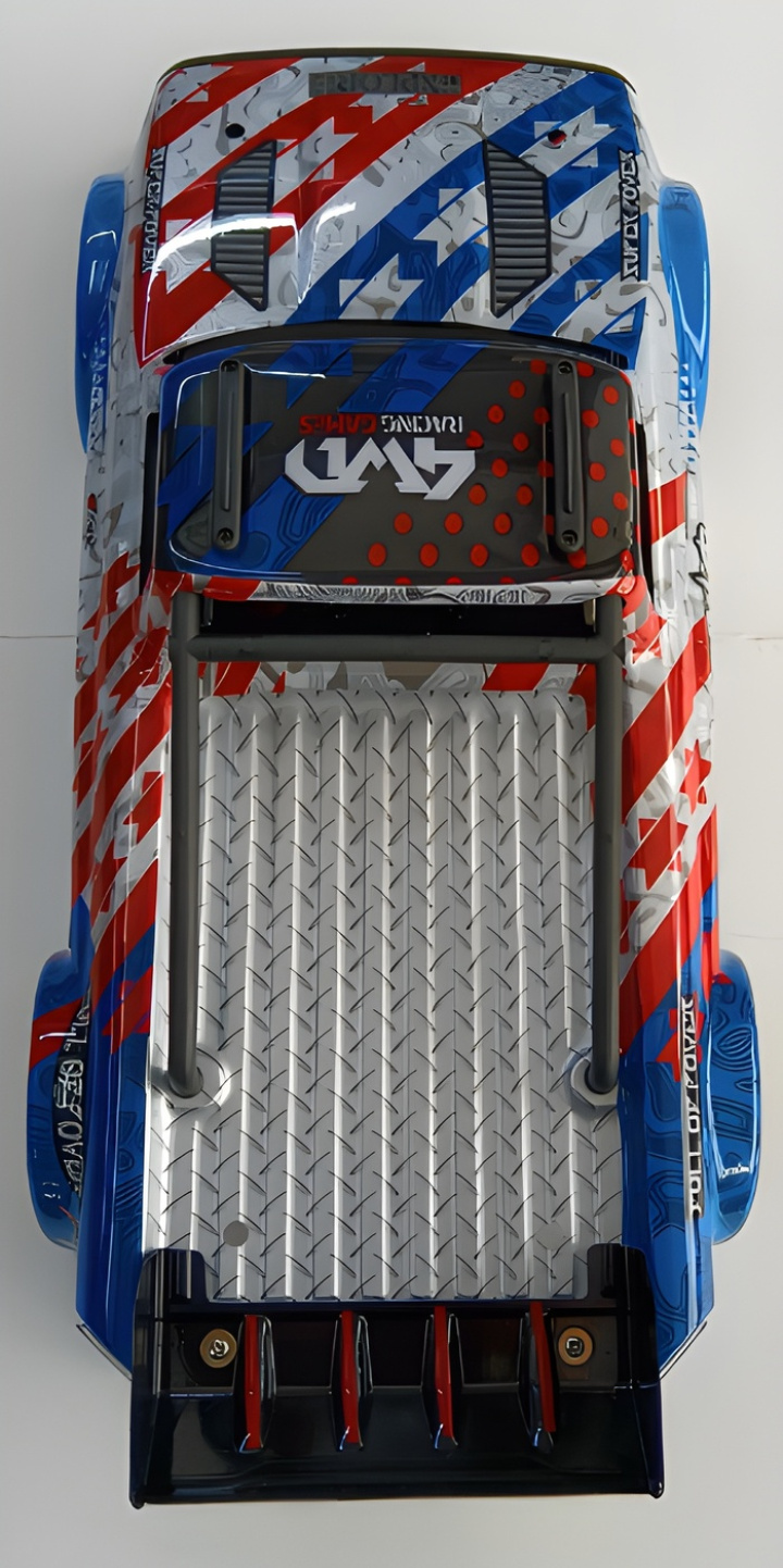 Bodyshell Red/Blue in der Gruppe Katalog / RC-Zubehör / Spare Parts / Cars bei Minicars Hobby Distribution AB (WL3181)