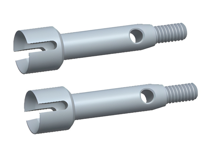 Wheel Axle Rear (2) in der Gruppe Katalog / RC-Zubehör / Spare Parts / Cars bei Minicars Hobby Distribution AB (WL3347)