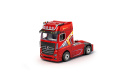 WL 6408 Lastbil med Trailer 1/64 RTR Röd