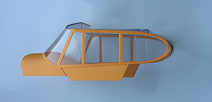 Window - J3 Skylark in der Gruppe Katalog / RC-Zubehör / Spare Parts / Airplane bei Minicars Hobby Distribution AB (WLA160.0002)