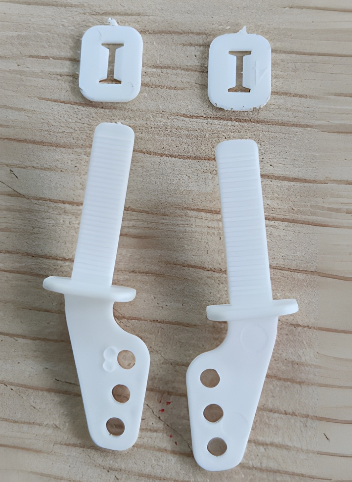 Rudder Horn Set - J3 Skylark in der Gruppe Katalog / RC-Zubehör / Spare Parts / Airplane bei Minicars Hobby Distribution AB (WLA160.0024)