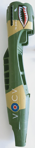 Fuselage, Wing, Tail Fin & Stabilizer Set - P40