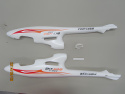 Fuselage, Wing, Tail Fin & Stabilizer Set Red - F959S