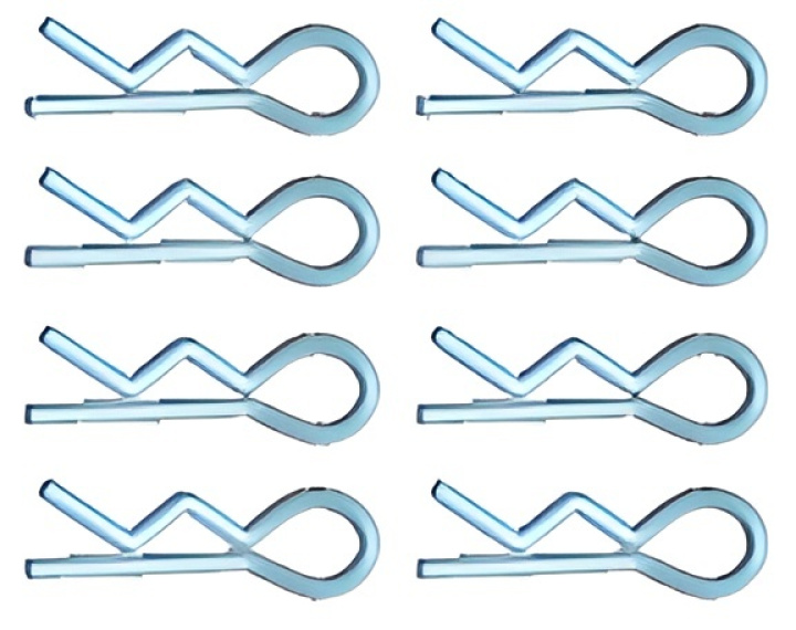 Body Clips 1.1x22.2mm (8) in der Gruppe Katalog / RC-Zubehör / Spare Parts / Cars bei Minicars Hobby Distribution AB (WLK939-49)