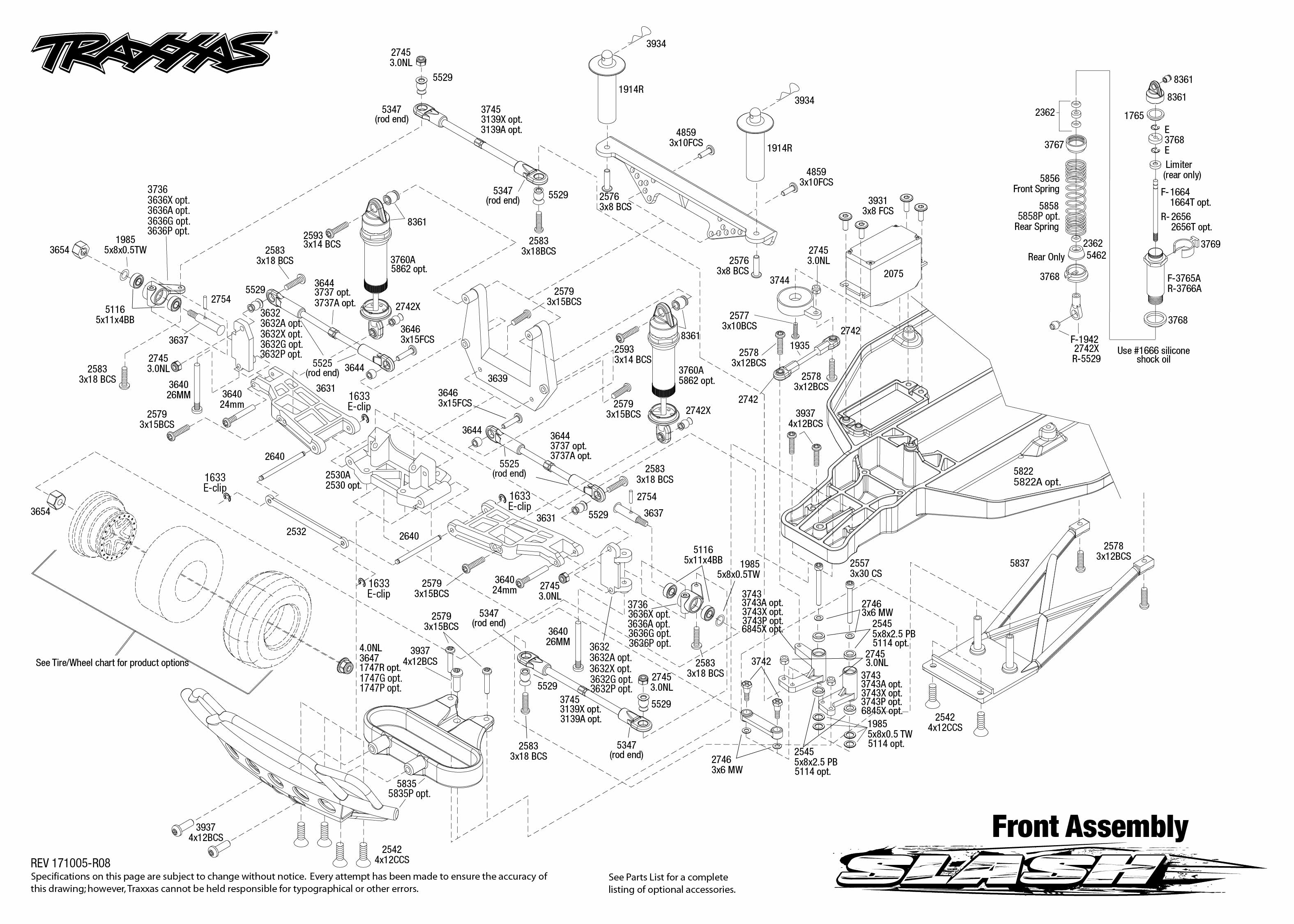 Slash 2wd Gearing Chart